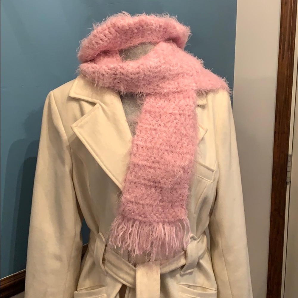 Breast Cancer Awareness silky pink hat & scarf 🧣